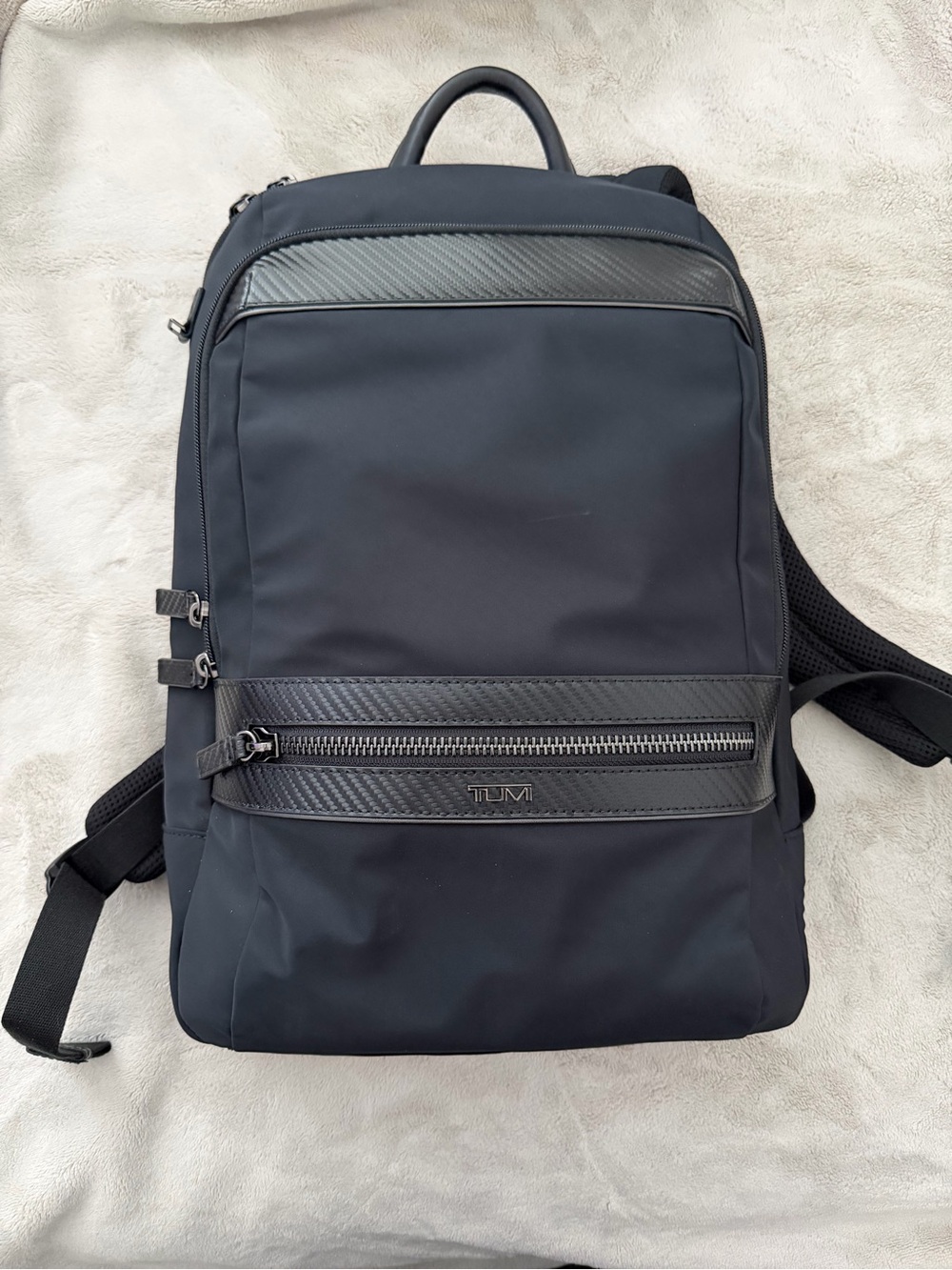 Tumi Black Monroe Foxwood Backpack